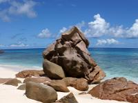 Felsgruppe an Anse Gaulettes - La Digue